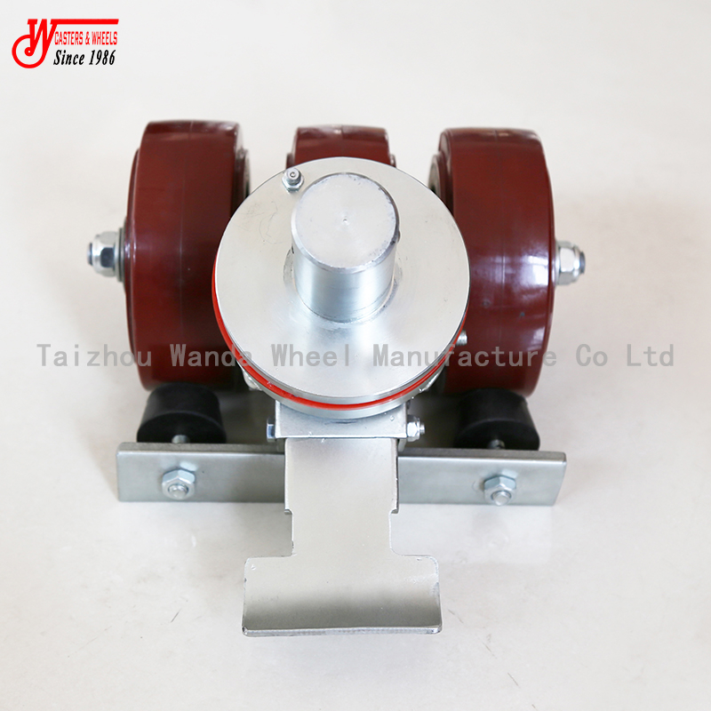 5 Inch Three Wheel Scaffold Casters with Safty And More Stable Design